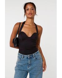Pink Vanilla - Bra Cup Halter Neck Top - Lyst