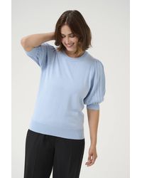 Kaffe - Lone Slim Fit Half Sleeve Pullover - Lyst