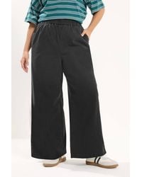 Yours - Wide Leg Pull On Jeans - Lyst