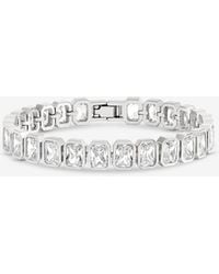 Jon Richard - Rhodium Plated Crystal Bracelet - Lyst