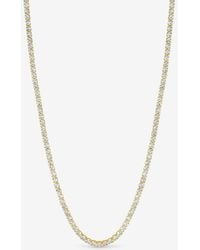 Jon Richard - Plated & Cubic Zirconia Round Tennis Necklace - Lyst