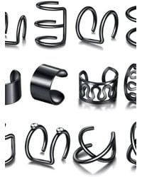 The Colourful Aura - 12 Piece Wire No Piercing Cartilage Helix Ear Cuff - Lyst