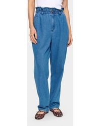 Saint Tropez - Kayosz High Waisted Straight Leg Jeans - Lyst