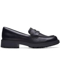 Clarks - Orinoco 2 Penny Loafer Leather Loafers, Slip Ons - Lyst