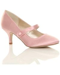 AJVANI - Mid Heel Mary Jane Court Shoes - Lyst