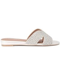 Carvela Kurt Geiger - 'Gala Mule Jewel' Fabric Sandals - Lyst
