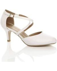 AJVANI - High Heel Crossed Straps Court Shoes - Lyst