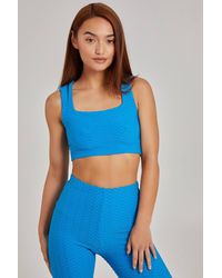 Pink Vanilla - Waffle Texture Crop Top - Lyst
