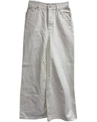 Loewe - Preloved High-Rise Wide-Leg Jeans - Lyst
