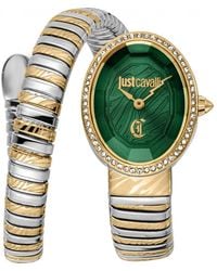 Just Cavalli - Jc1L353M0065 Signature Snake 22Mm Quartz Watch - Lyst