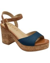 Ravel - 'Hauxley' Microfibre Block-Heel Sandals - Lyst