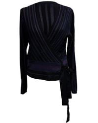 Diane von Furstenberg - Preloved Wrap Top - Lyst