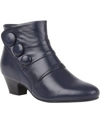 Lotus - 'Prancer' Leather Ankle Boots - Lyst