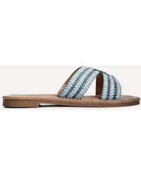 Linzi - Solar Flat Slider Sandals - Lyst