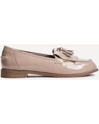 Linzi - Rosemary Mocha Faux Leather Classic Slip On Loafer - Lyst