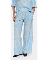 Saint Tropez - Jessicasz High Waisted Wide Leg Trousers - Lyst