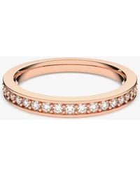 Swarovski - Rare Tone Crystal Channel Half Eternity Ring - Lyst