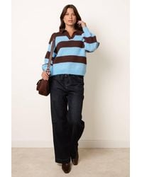 Blue Vanilla - Long Sleeve V-Neck Jumper - Lyst