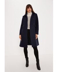 Oasis - Double Breasted Dolly Coat - Lyst