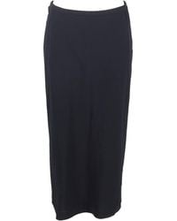Max Mara - Preloved Back Slit Midi Straight Skirt - Lyst