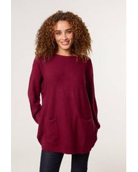 Blue Vanilla - Long Sleeve Round Neck Jumper - Lyst