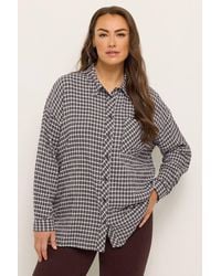 Yours - Check Boyfriend Shirt - Lyst