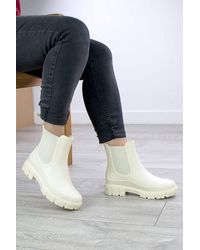 AJVANI - Wellingtons Wellies Ankle Chelsea Boots - Lyst