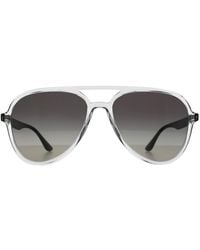 Ray-Ban - Aviator Polished Transparent Gradient Rb4376 - Lyst
