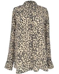 Altuzarra - Preloved Leopard-Print Blouse - Lyst