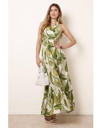 Blue Vanilla - Sleeveless V-Neck Maxi Dress - Lyst