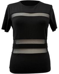 Alexander Wang - Preloved T Mesh Accent T-Shirt - Lyst