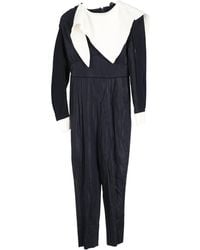 Fendi - Preloved Scarf Detail Long Sleeve Jumpsuit - Lyst