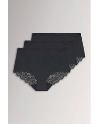 Yours - 3 Pack Lace Full Briefs - Lyst
