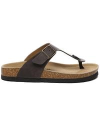 EverAu Australia - Flamingo Leather Toe Thong Sandals - Lyst