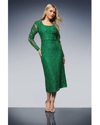 Dorothy Perkins - Dp Luxe Scoop Neck Lace Pencil Dress - Lyst