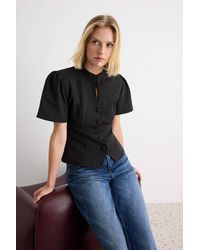 WOVCOR - Fitted Short Sleeve Blazer Jacket - Lyst