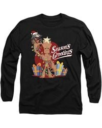 Marvel - Guardians Of The Galaxy Seasons Grootings Long Sleeve T-Shirt - Lyst
