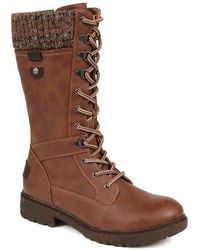 Pavers - Lace-Up Calf Boots - Lyst