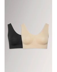 Yours - 2 Pack Seamless Non-Padded Non-Wired Bras - Lyst