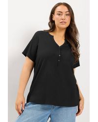 Yours - Henley T-Shirt - Lyst