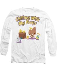Marvel - Guardians Of The Galaxy Groot Chilling W/ My Peeps Long Sleeve T-Shirt - Lyst