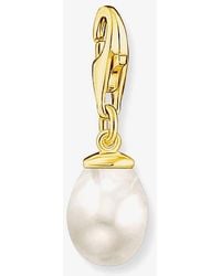 Thomas Sabo - Plated Freshwater Pearl Charm 1996-430-14 - Lyst