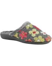 Pavers - Soft Floral Mule Slippers - Lyst