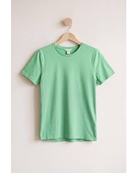 Enorsia - Essential Combed Cotton Short Sleeve Crew Neck T-Shirts - Lyst