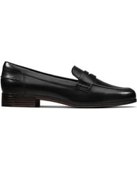 Clarks - Hamble Loafer Leather Loafers, Slip Ons - Lyst