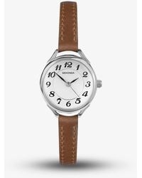Sekonda - Easy Reader Leather Strap Watch 40479 - Lyst