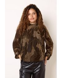 Blue Vanilla - Long Sleeve Turtleneck Blouse - Lyst