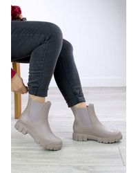 AJVANI - Wellingtons Wellies Ankle Chelsea Boots - Lyst