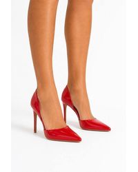 Miss Diva - Milaya Cut-Out Side Pointed Toe Court Shoes - Lyst