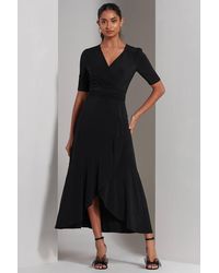 Jolie Moi - Olana Jersey Frill Hem Maxi Dress - Lyst